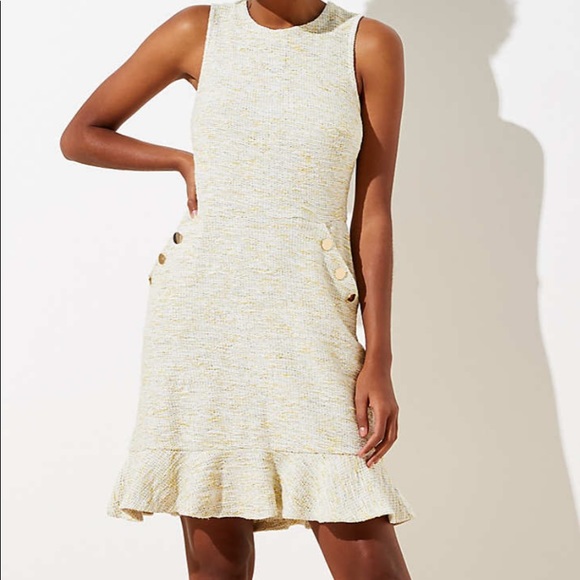 LOFT Dresses & Skirts - NWT Women’s Loft Sleeveless Dress, Yellow, Size 18